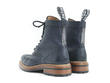 Newell (Lined) Blue Brogued Lace-Up Boot: Back