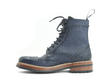 Newell (Lined) Blue Brogued Lace-Up Boot: Profile inside