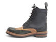 Newell (Unlined) Blue & Green & Orange Brogued Lace-Up Boot: Profile inside