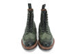 Newell (Unlined) Green Brogued Lace-Up Boot