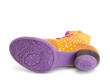 Nigel Gold/Purple Ankle Boots with Buckles: Sole