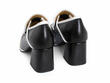 Nimbus Black/White Contrast Loafer Heels: Back