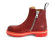 No. 30 Orange Buckled Angel boot: Profile inside