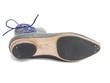Northwood Grey & Blue Leather Boot with Side-Lace: Sole