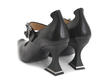Odette Black Pointed Toe Mary Jane Heel: Back