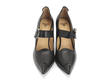 Odette Black Pointed Toe Mary Jane Heel: Front
