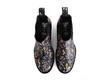 Odlum Black Floral Bottine cambrée à bout fleuri: Front