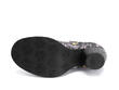 Odlum Black Floral Bottine cambrée à bout fleuri: Sole