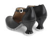 Opposition Noir Sexy side-buckled heel: Back
