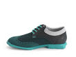 Orbit Teal Brogue Wingtip Derby Shoes: Profile inside