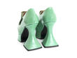 Original Green Baroque Platform Heels: Back