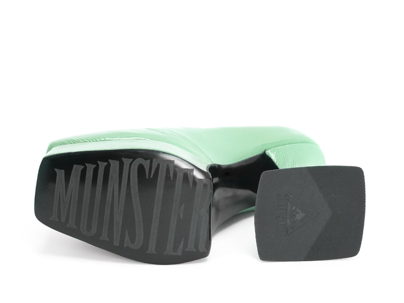 Original Green Baroque Platform Heels: Sole