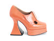 Original Orange Talon plateforme baroque: Profile outside