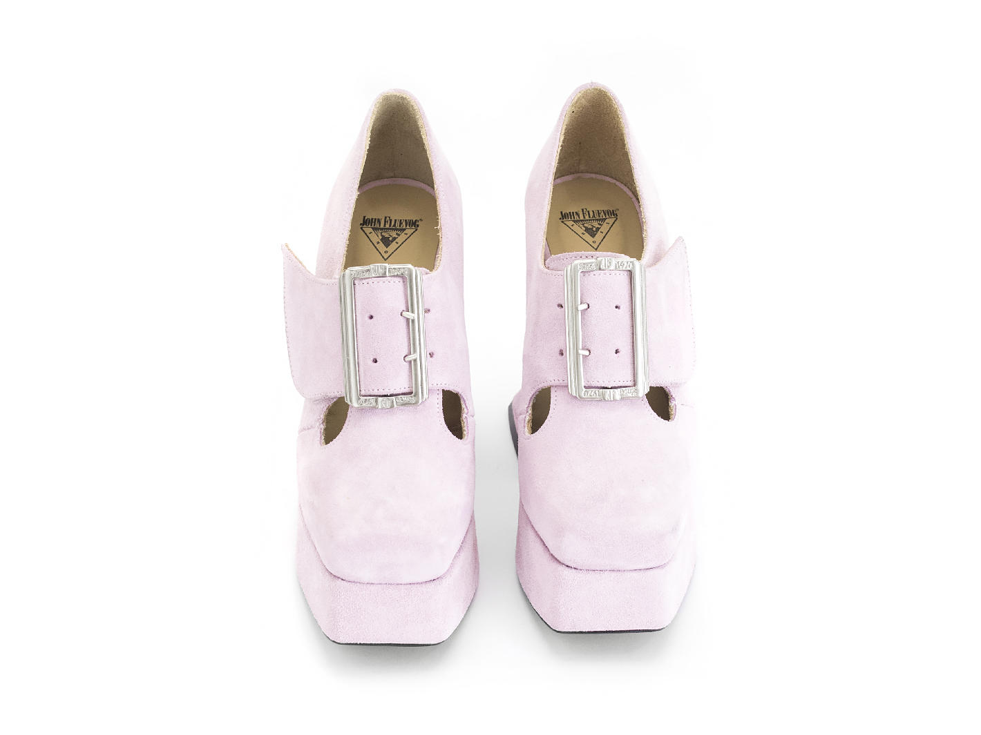 Original Rose Talon plateforme baroque: Front