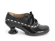 Peacemaker Black Lace-up shoe with stitching: Profile outside