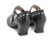 Petrella Black Mary jane with large studs: Back