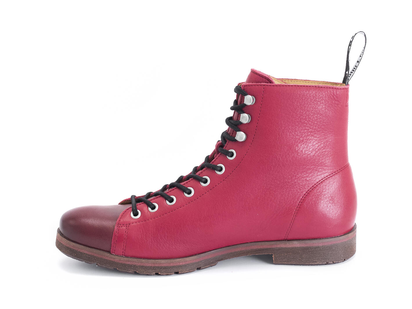Phil Pink Botte lacée moderne: Profile inside