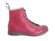 Phil Pink Modern Lace-Up Boots: Profile outside