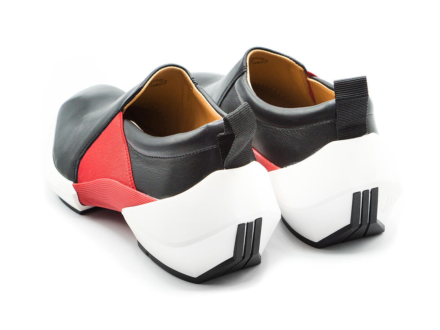 Plurality Black Slip-on sneaker: Back