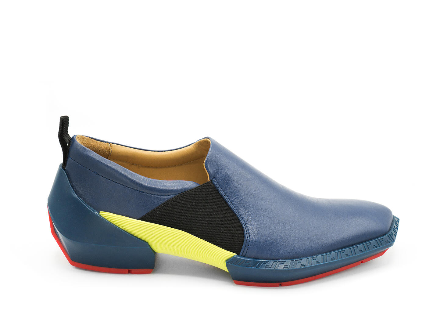 Plurality Blue Slip-on sneaker: Profile outside