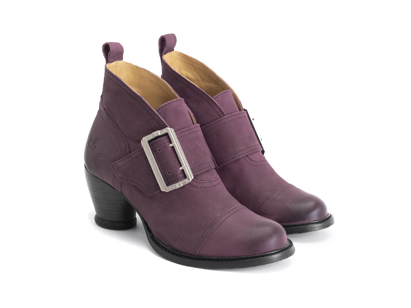 Porter Violet Bottillon à boucle: Quarter view
