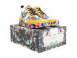 Prefect George Clinton Contrast lace-up sneaker: Quarter view with box