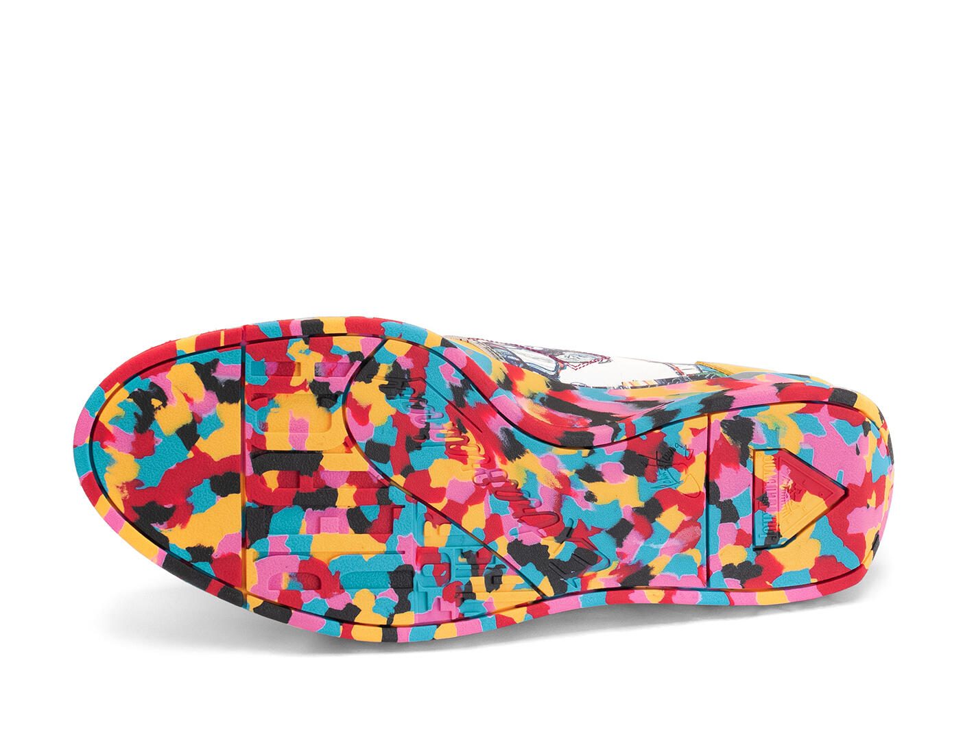 Prefect George Clinton Contrast lace-up sneaker: Sole