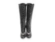 Purity Black Tall Lace-Up Dress Boot: Front