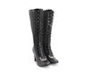 Purity Noir Tall Lace-Up Dress Boot: Quarter view