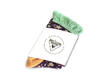 Purrcy Vog Socks Purple/Orange Floral ruffle sock