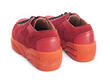 PV1 Red Platform sneaker: Back