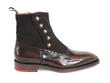 Quincy Brown Contrast balmoral boot: Profile outside