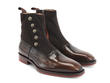 Quincy Brown Contrast balmoral boot: Quarter view