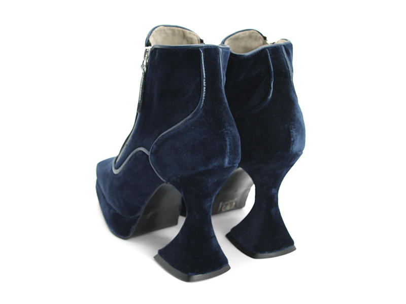 Ramona (Végétalien) Velours bleu