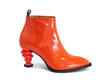 Rashida Orange Patent ankle boot: Profile outside