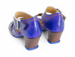 Renée Blue Open-Toe Sandals: Back