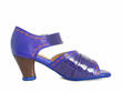 Renée Blue Open-Toe Sandals: Profile inside