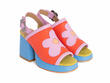 Riverdale Multi Slingback Platform Heels: Quarter view