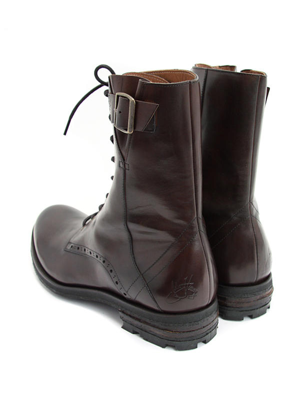 Ronald Brown Lace-Up Leather Boot