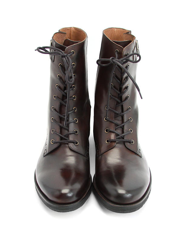 Ronald Brown Lace-Up Leather Boot