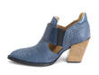 Room 502 Navy Open-sided bumped toe heel: Profile inside