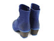 Rosy Bleu Bottillon en cuir au bout poli