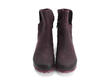 Rosy Burgundy Buffed Toe Leather Bootie