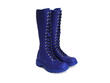 Sabado Bleu Botte haute à lacets: Quarter view