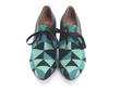 Scheme Blue Angular Suede Bootie: Front