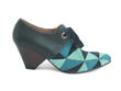 Scheme Blue Angular Suede Bootie: Profile outside