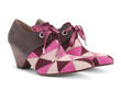 Scheme Pink Angular Suede Bootie: Quarter view