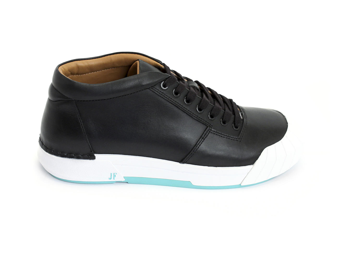 Shackleton Noir & blanc Bottillon sport chukka: Profile outside