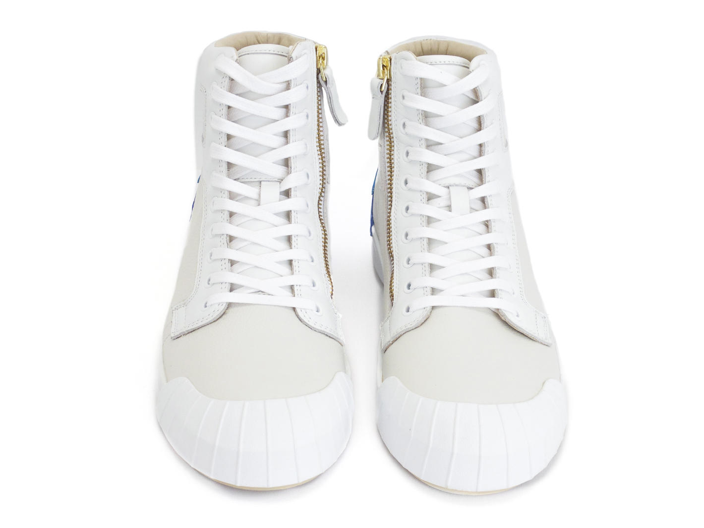 Shackleton Super High Blanc Espadrille à tige haute: Front