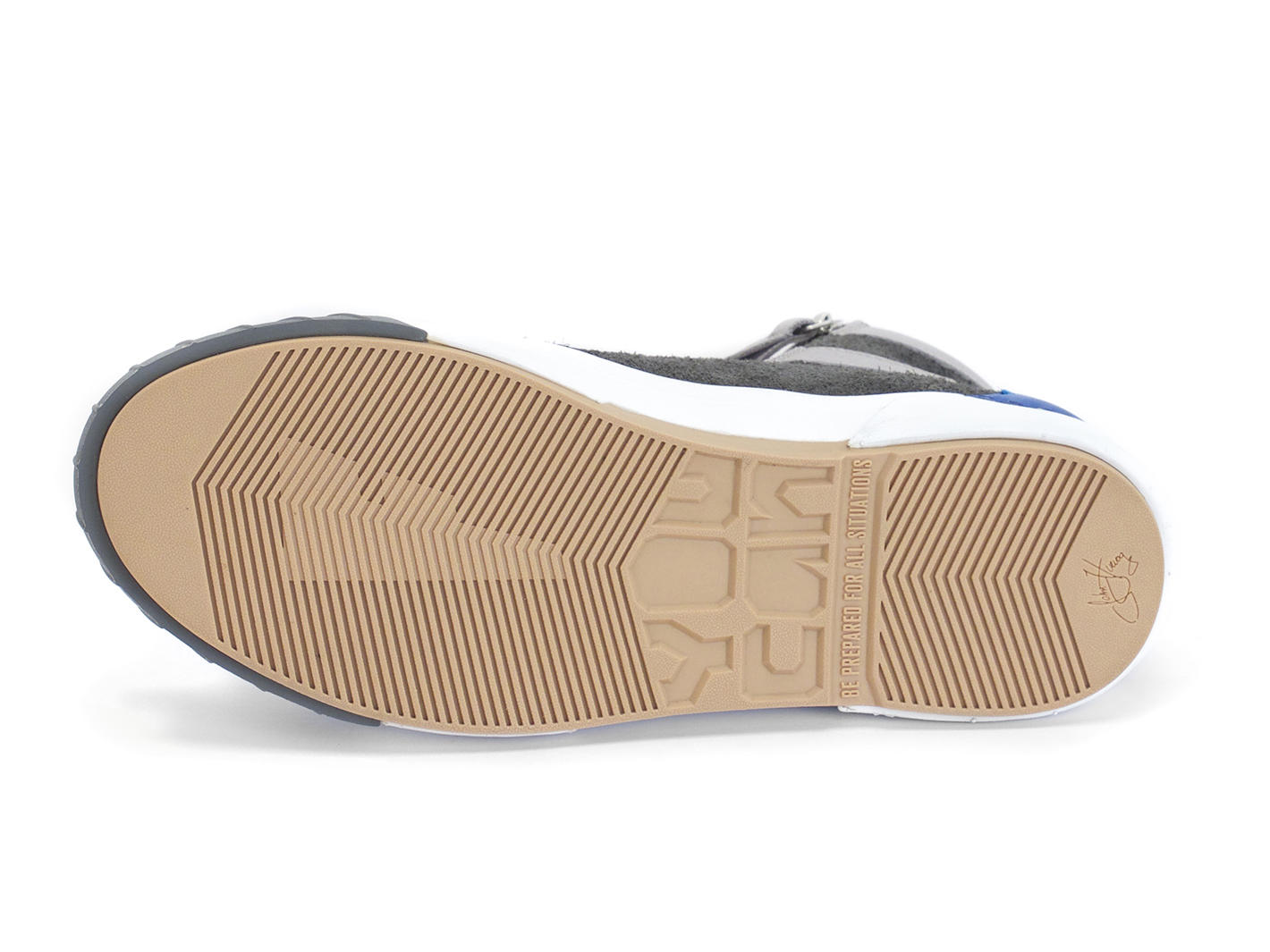 Shackleton Super High Grey High top sneakers: Sole